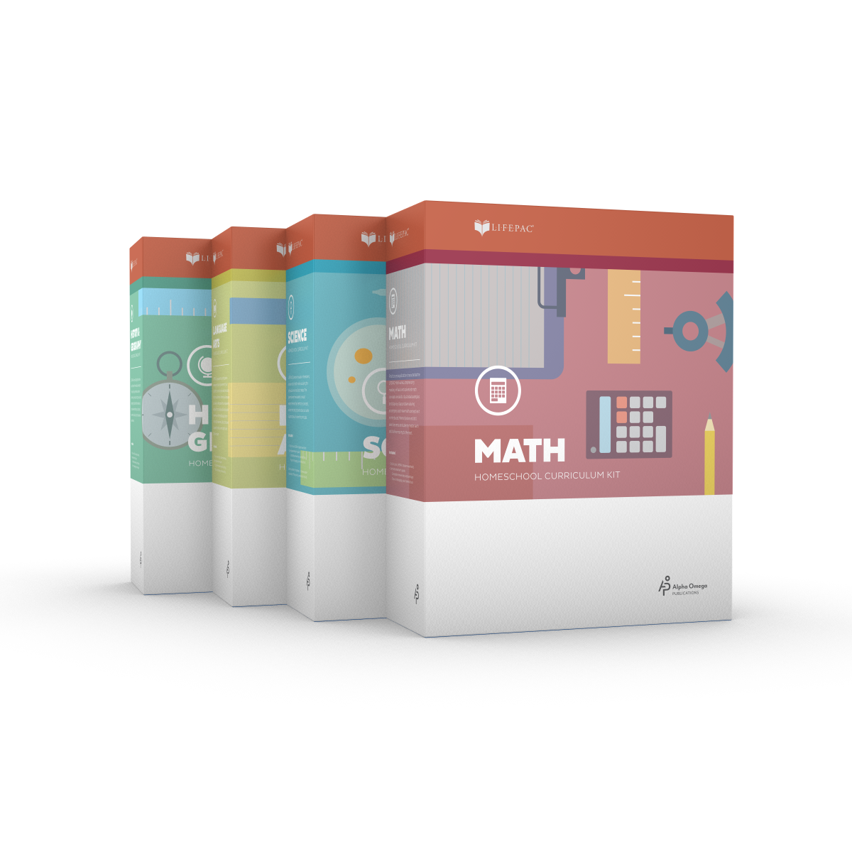 LIFEPAC® Christian Homeschool | Core Subjects Set | 4th Grade – AOP ...